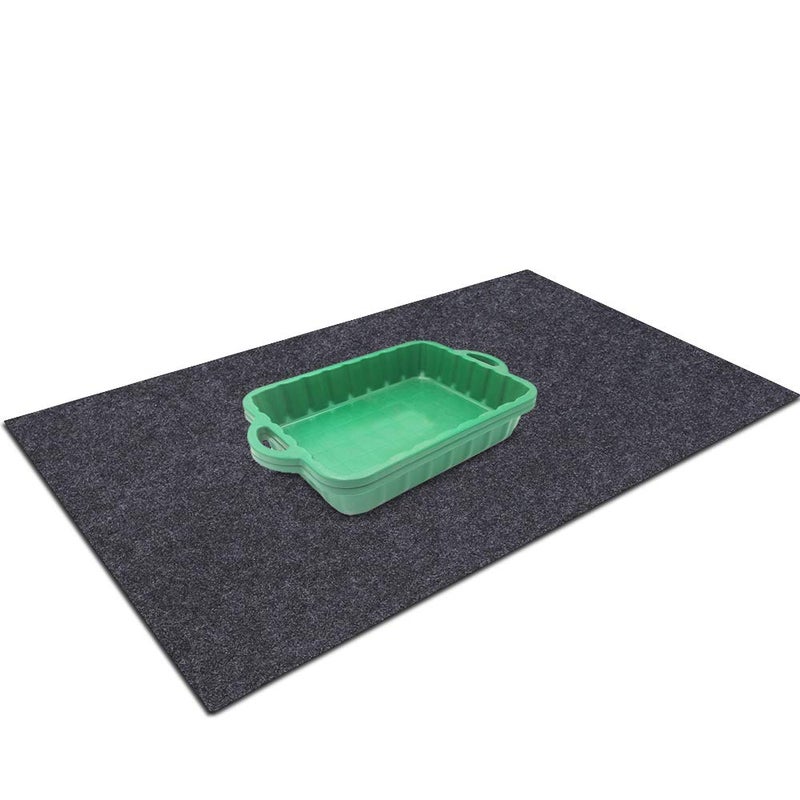 Meitola Cleanable Floor Oil Spill Mat, Oil Absorbing pad Durable Protective Surface Can be Used for car Oil Change (29.6inÃ—36in) - Image 1